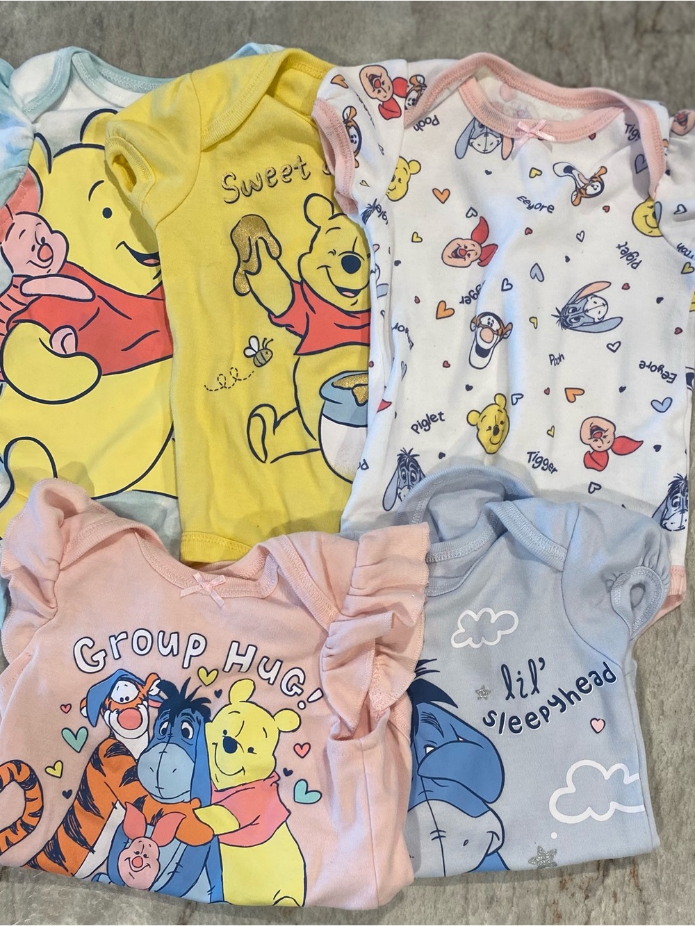Pooh Onsies 3-6 months